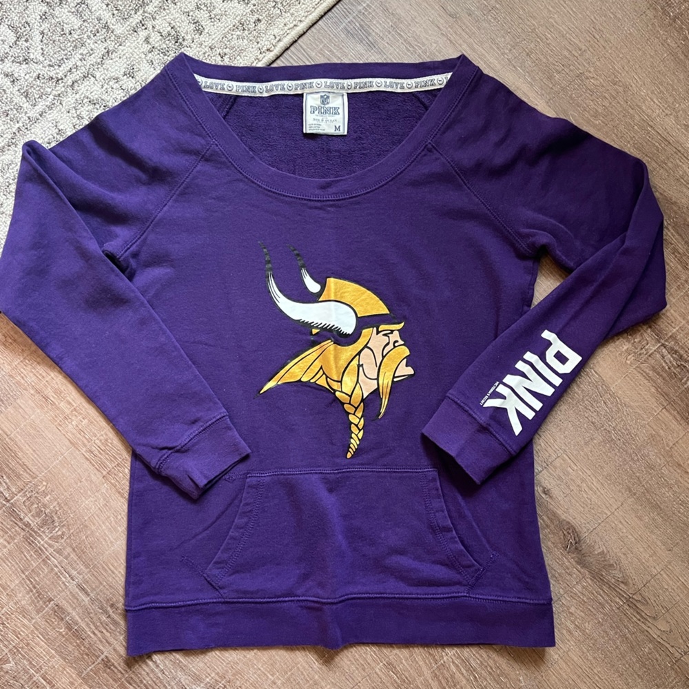 Minnesota Vikings PINK sweatshirt